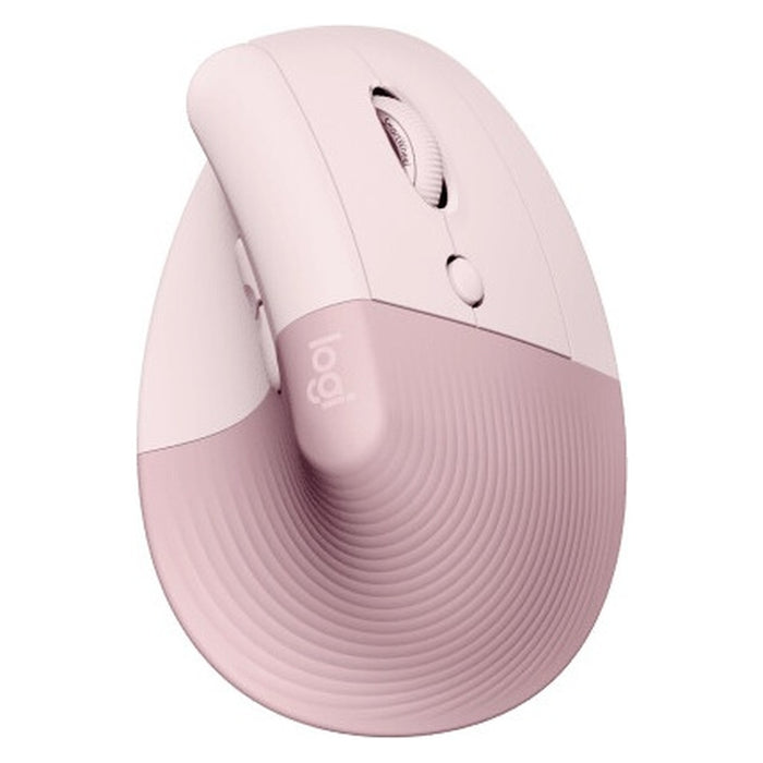 Logitech Lift - Vertical Ergonomic Mouse Rosa