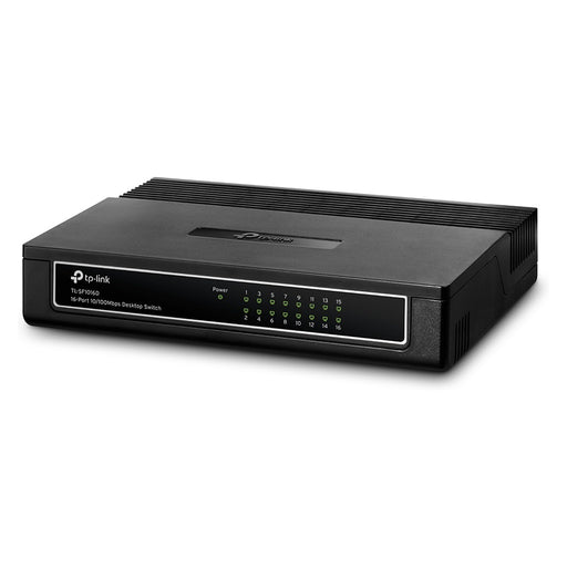 Produktbild Netzwerk-Switch - TP-Link TL-SF1016D Unmanaged Fast Ethernet (10/100) Weiß