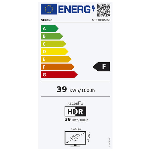 Produktbild LED-Fernseher - Strong SRT 40FD5553 40 Zoll LED-Fernseher (Full-HD) F