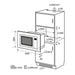 Exquisit EMW10-020 Einbau-Mikrowelle Edelstahl