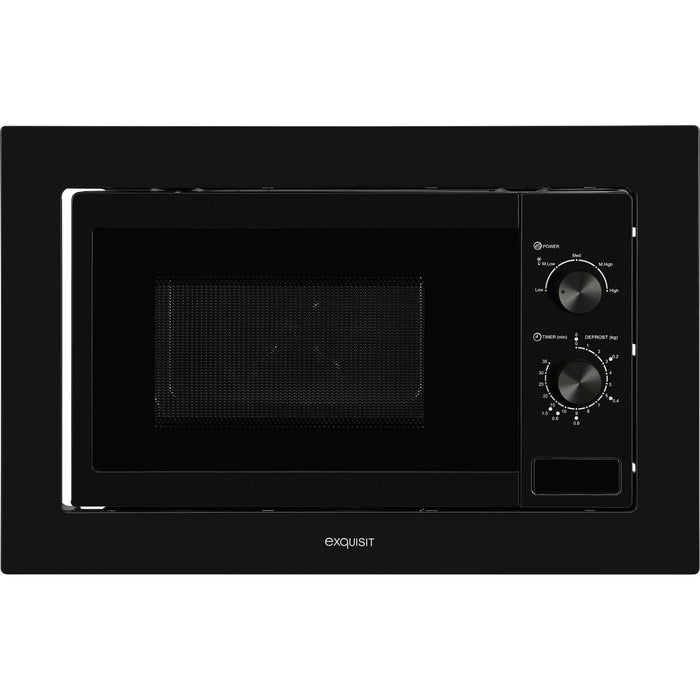 Exquisit EMW10-020 Einbau-Mikrowelle schwarz