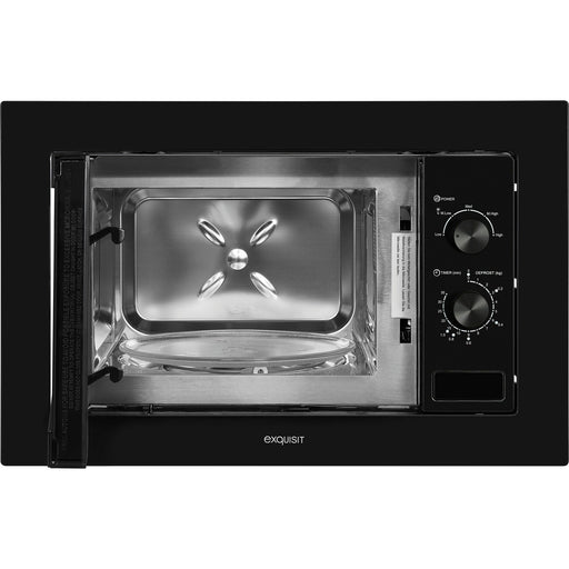 Produktbild Einbau-Mikrowelle - Exquisit EMW10-020 Einbau-Mikrowelle schwarz