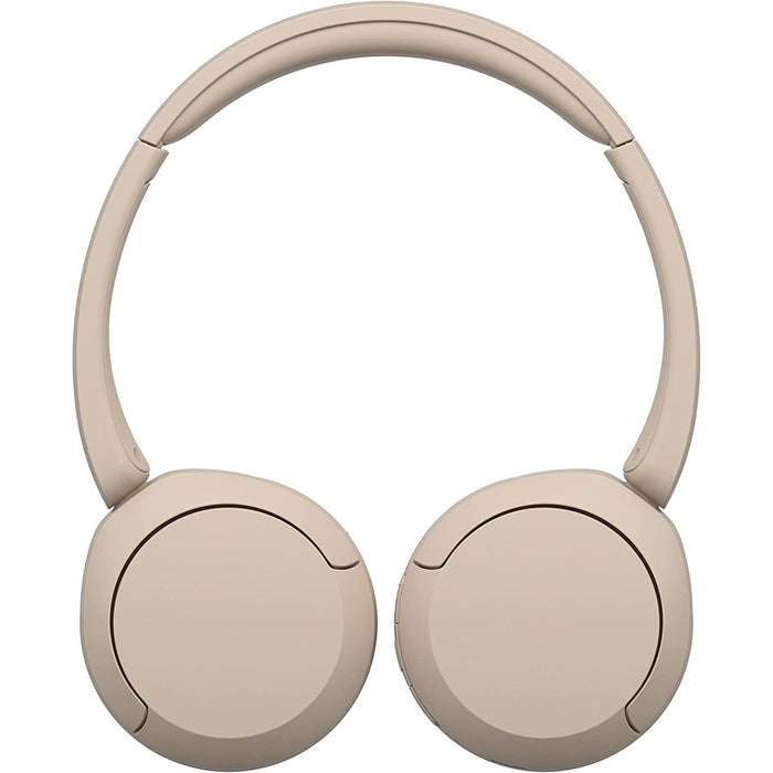 Sony WH-CH520 kabellose Bluetooth-Kopfhörer Beige - On-Ear-Kopfhörer bis 50h Laufzeit