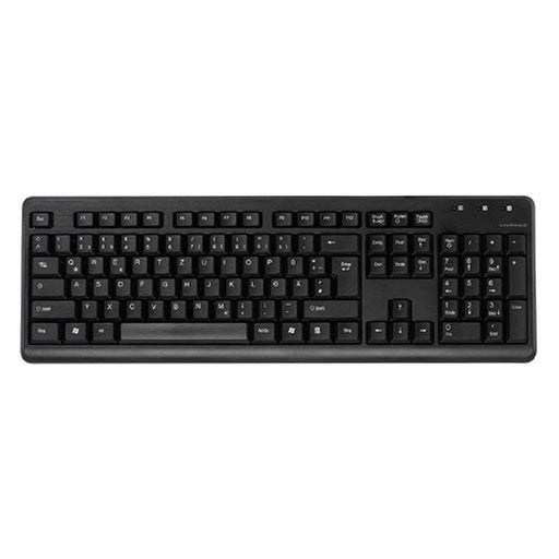 Produktbild USB-Tastatur - Vivanco IT-KB USB PS2 Tastatur QWERTZ Deutsch Schwarz