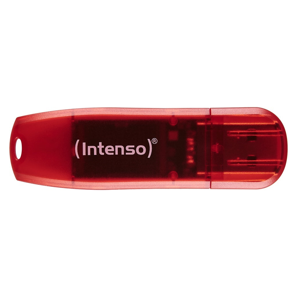 Produktbild USB-Stick - Intenso Rainbow Line USB-Stick 128 GB USB Typ-A 2.0 Rot, Transparent