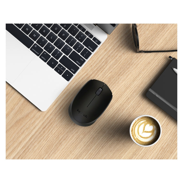 Logitech M171 Black-K Maus Beidhändig RF Wireless Optisch 1000 DPI