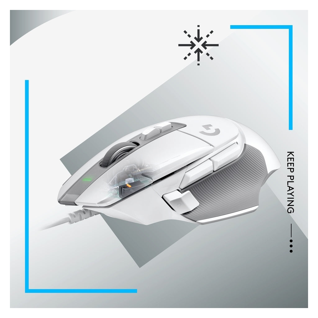 Produktbild Gaming-Maus - Logitech G G502 X Maus rechts USB Typ-A Optisch 25600 DPI