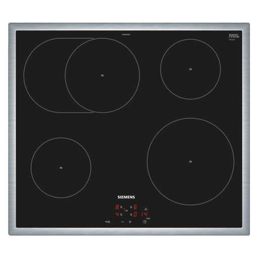 Produktbild Induktions-Kochfeld - Siemens EW645CFB2E Kochfeld Schwarz, Edelstahl Integriert Zonen-Induktionskochfeld 4 Zone(n)