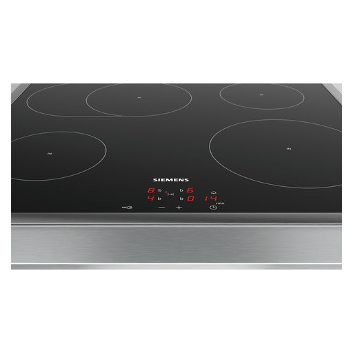 Produktbild Induktions-Kochfeld - Siemens EW645CFB2E Kochfeld Schwarz, Edelstahl Integriert Zonen-Induktionskochfeld 4 Zone(n)
