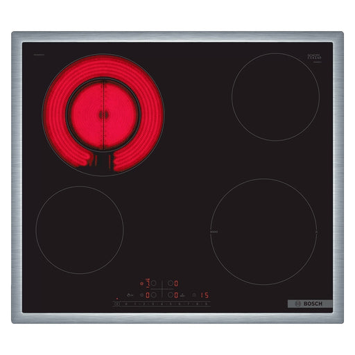 Produktbild Elektro-Kochfeld - Bosch Serie 4 NKE645GA2E Kochfeld Schwarz Integriert 60 cm Zonen-Induktionskochfeld 4