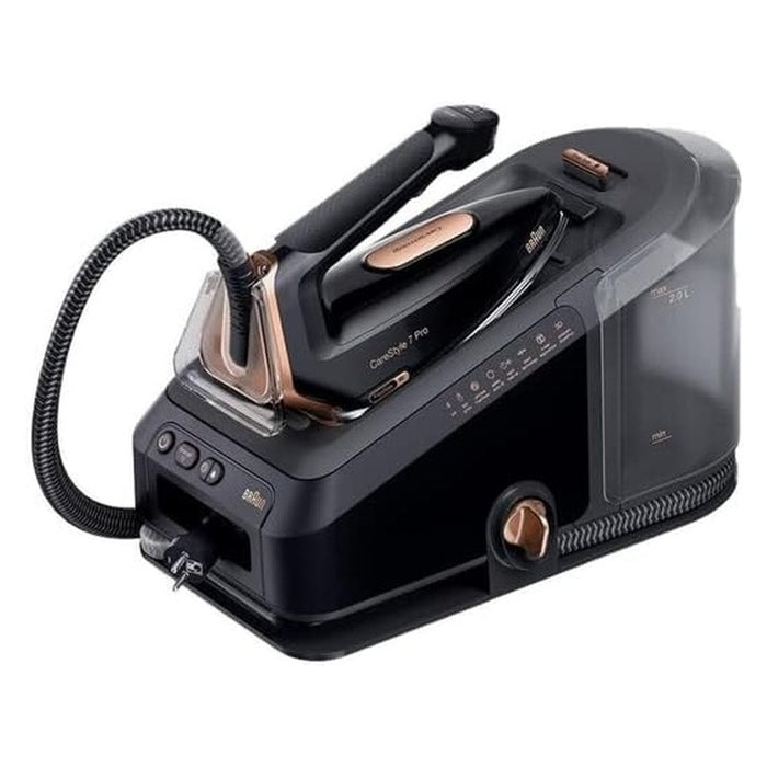 Braun CareStyle 7 Pro Dampfbügelstation IS 7286 BK Schwarz / Kupfer