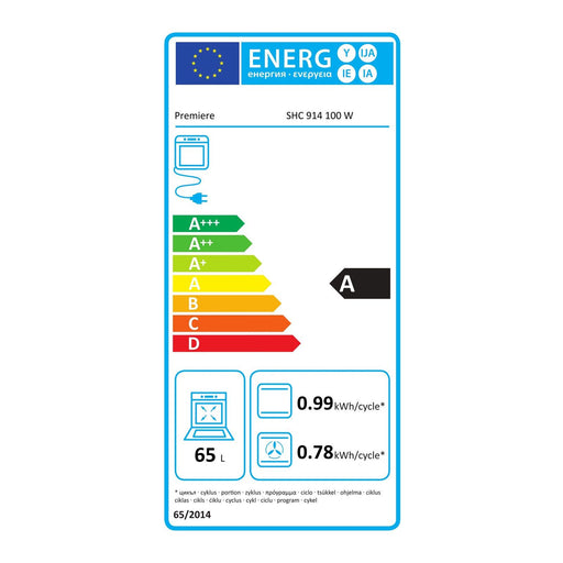 Produktbild Elektro-Kochfeld - Amica SHC 914 100 W Küchenherd freistehender Elektro-Herd A weiß