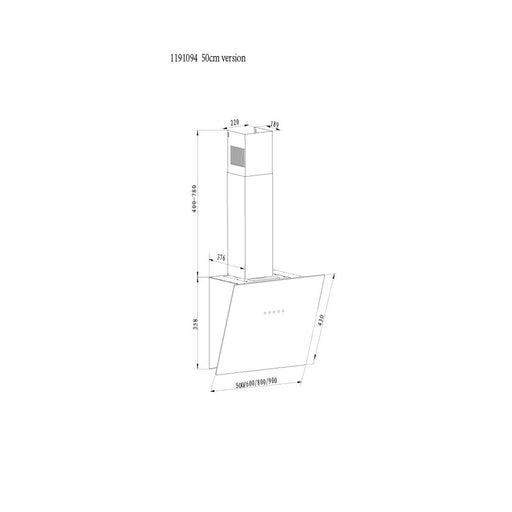 Produktbild Kaminhaube - Amica KHF 654 630 S Dunstabzugshaube