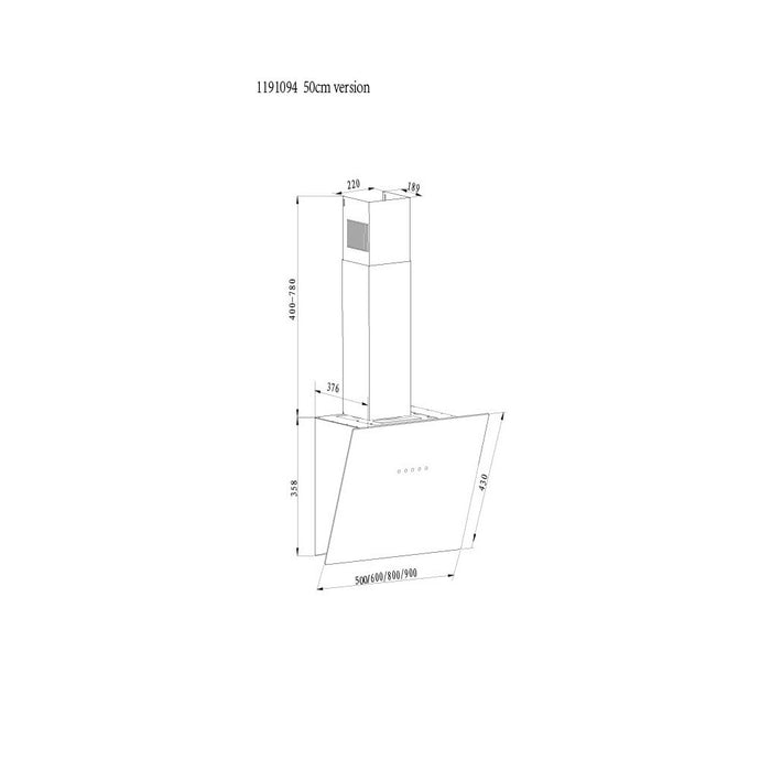 Amica KHF 654 630 S Dunstabzugshaube