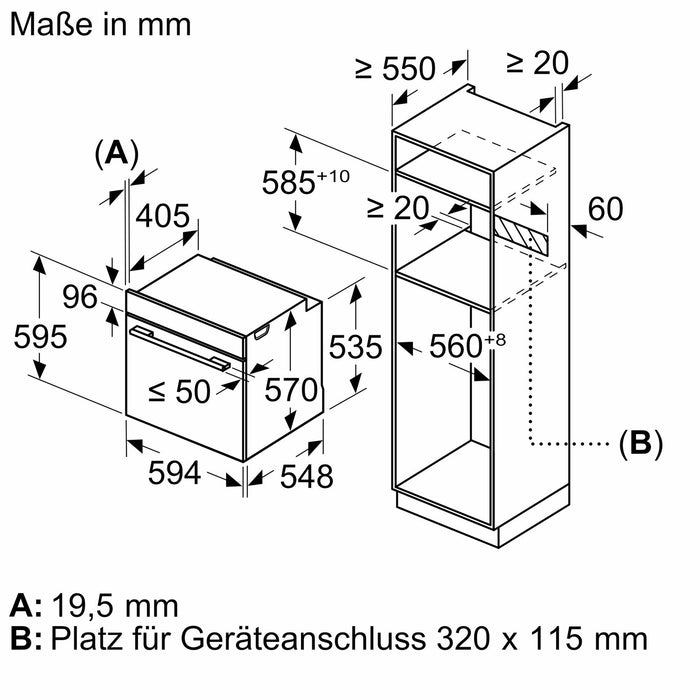 Neff BCB2662 Einbaubackofen mit CircoTherm Edelstahl (B2CCG6AN0)