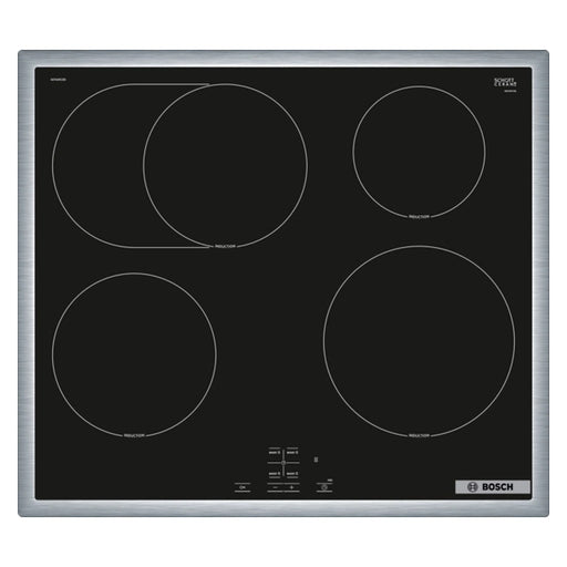 Produktbild Elektro-Kochfeld - Bosch Serie 4 NIF64RCB5E Kochfeld Schwarz Integriert 60 cm Zonen-Induktionskochfeld 4