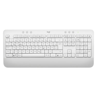 Signature K650 Bluetooth-Tastatur QWERTZ Deutsch Weiß