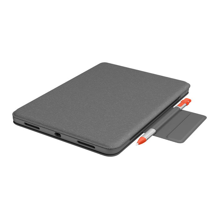 Logitech Folio Touch Grau Smart Connector QWERTZ Deutsch