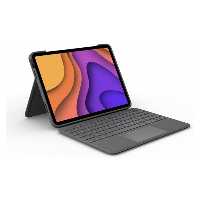 Logitech Folio Touch Grau Smart Connector QWERTZ Deutsch