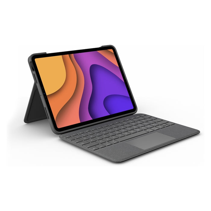 Logitech Folio Touch Grau Smart Connector QWERTZ Deutsch