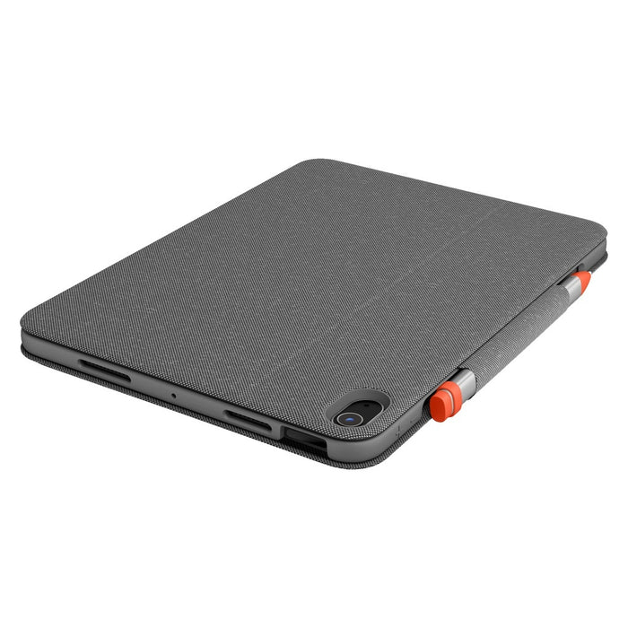 Logitech Folio Touch Grau Smart Connector QWERTZ Deutsch