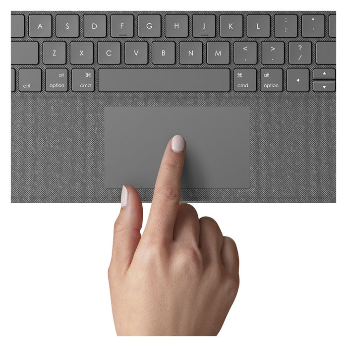 Logitech Folio Touch Grau Smart Connector QWERTZ Deutsch