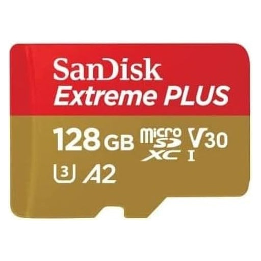 Produktbild Speichererweiterungskarte - Sandisk Extreme Plus microSDXC 128GB 200MB/s A2 C10 V30 UH