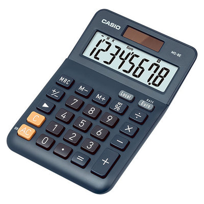 MS-8E Taschenrechner Desktop Display-Rechner Schwarz, Grau, Orange