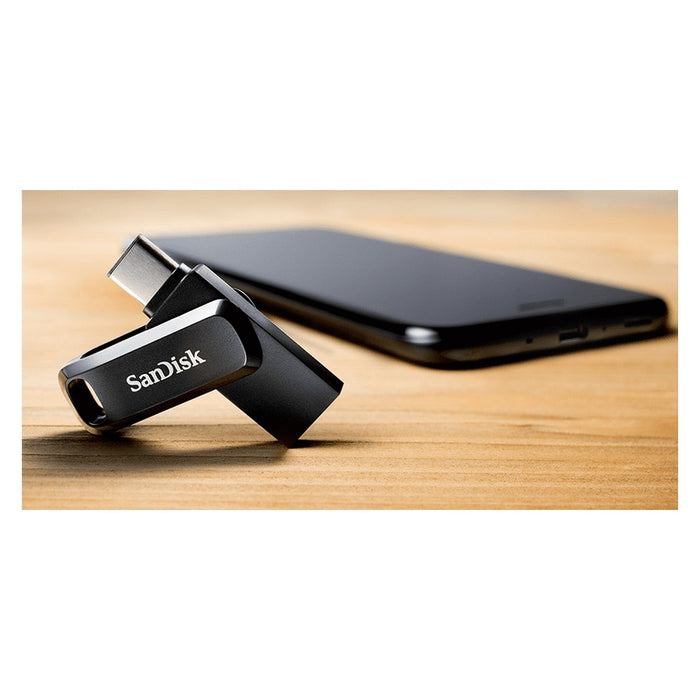 SanDisk Ultra Dual Drive Go USB-Stick 256 GB USB Type-A / USB Type-C 3.2 Gen 1 (3.1 Gen 1) Schwarz