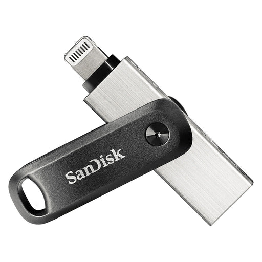 Produktbild USB-Stick - SanDisk iXpand USB-Stick 64 GB USB Type-A / Lightning 3.2 Gen 2 (3.1 Gen 2) Schwarz, Silber