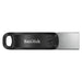 SanDisk iXpand USB-Stick 64 GB USB Type-A / Lightning 3.2 Gen 2 (3.1 Gen 2) Schwarz, Silber