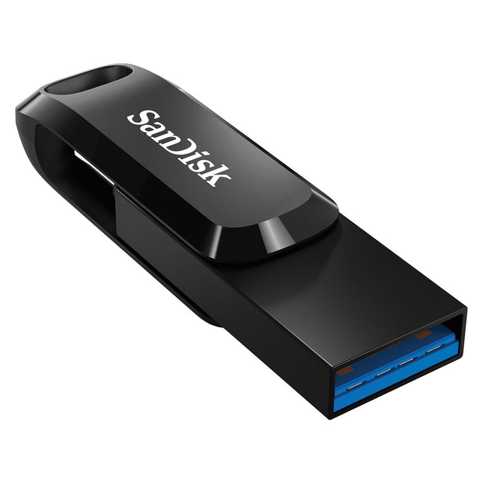 SanDisk Ultra Dual Drive USB-Stick 128 GB USB Type-A / USB Type-C 3.2 Gen 1 (3.1 Gen 1) Schwarz,