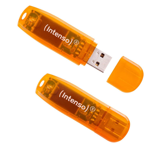 Produktbild USB-Stick - Intenso Rainbow Line 64GB USB-Stick 2er-Pack USB-Typ-A 2.0 Orange