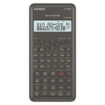 FX-82MS-2 Taschenrechner Tasche Wissenschaftlicher Taschenrechner Schwarz