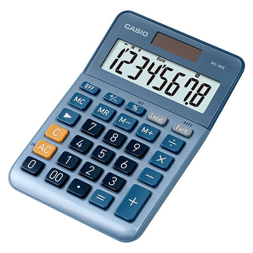 Produktbild Taschenrechner - Casio MS-80E Taschenrechner Tasche Finanzrechner Blau