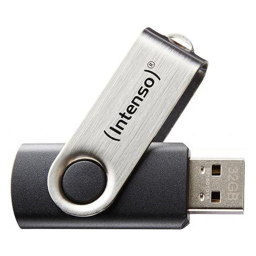 Produktbild USB-Stick - Intenso Basic Line USB-Stick 64 GB USB Typ-A 2.0 Schwarz, Silber