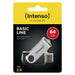 Intenso Basic Line USB-Stick 64 GB USB Typ-A 2.0 Schwarz, Silber