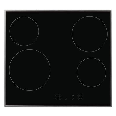 KMC 744 600 E Kochfeld Schwarz, Edelstahl Integriert 57.5 cm Keramik 4 Zone(n)