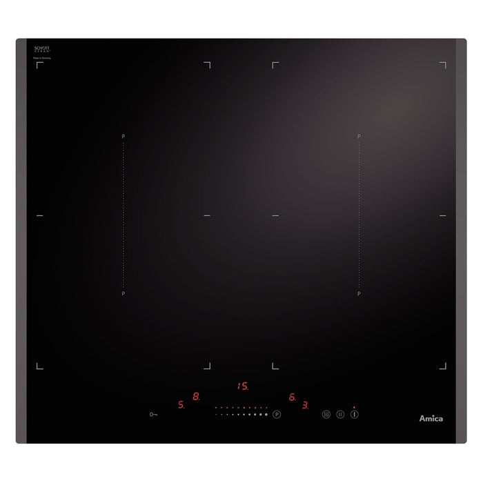 Amica DI6421HSBB Kochfeld Schwarz Integriert Zonen-Induktionskochfeld 4 Zone(n)