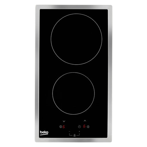 Produktbild Elektro-Kochfeld - Beko HDMC32400TX Kochfeld Edelstahl Integriert 30 cm Keramik 2 Zone(n)