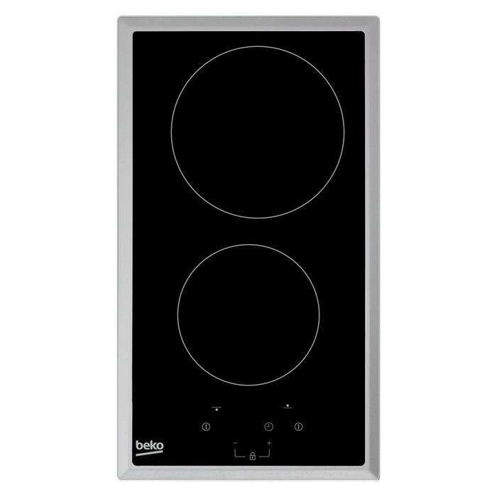 Beko HDMC32400TX Kochfeld Edelstahl Integriert 30 cm Keramik 2 Zone(n)