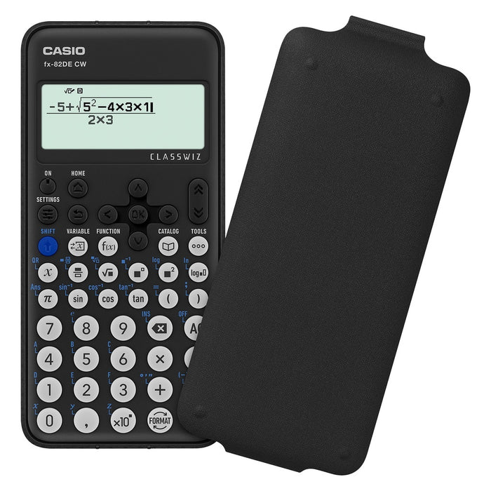 Casio FX-82DE CW Taschenrechner Tasche Wissenschaftlicher Taschenrechner Schwarz