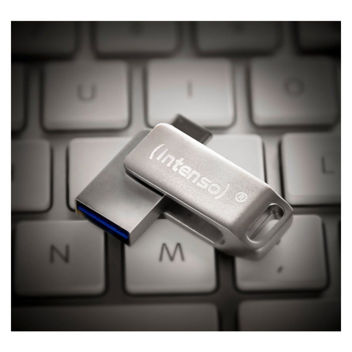 Intenso cMobile Line USB-Stick 64 GB USB Type-A / USB Type-C 3.2 Gen 1 (3.1 Gen 1) Silber