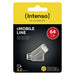 Intenso cMobile Line USB-Stick 64 GB USB Type-A / USB Type-C 3.2 Gen 1 (3.1 Gen 1) Silber