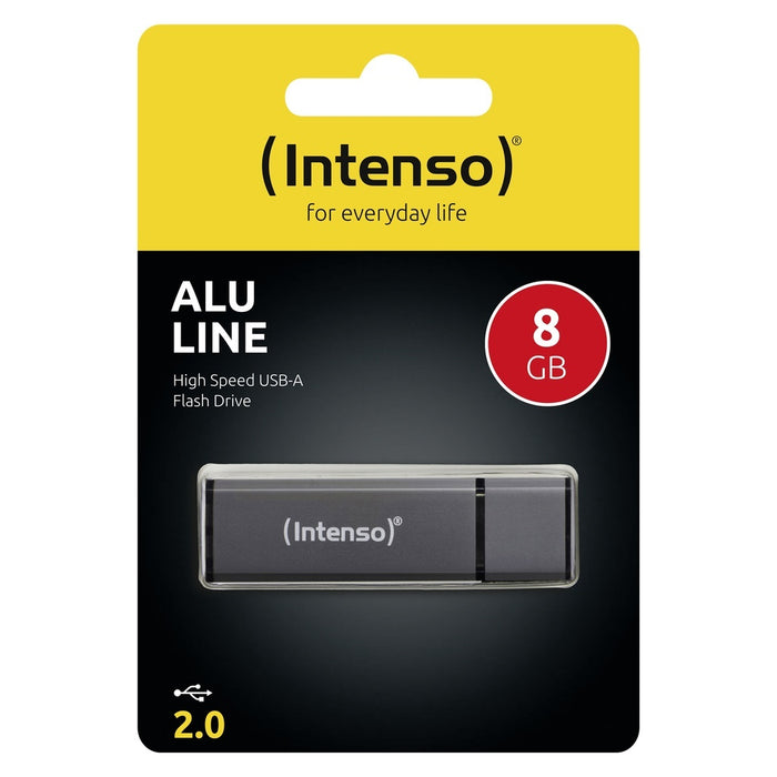 Intenso Alu Line USB-Stick 8 GB USB Typ-A 2.0 Anthrazit