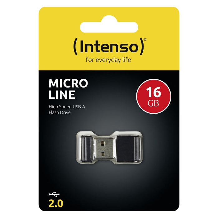 Intenso Micro Line USB-Stick 16 GB USB Typ-A 2.0 Schwarz