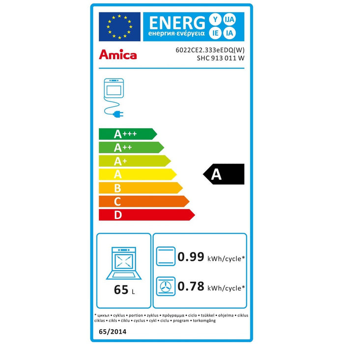 Amica SHC 913 011 W Elektroherd in weiß