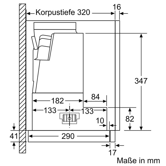 Siemens iQ500 LI67RA561 Dunstabzugshaube Halb eingebaut (Pullout) Edelstahl 392 m³/h A