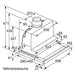 Siemens iQ700 LI67SA671 Dunstabzugshaube Halb eingebaut (Pullout) Schwarz, Edelstahl 717 m³