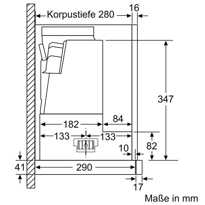 Neff D46ED52X1 Dunstabzugshaube Halb eingebaut (Pullout) Edelstahl 399 m³/h A